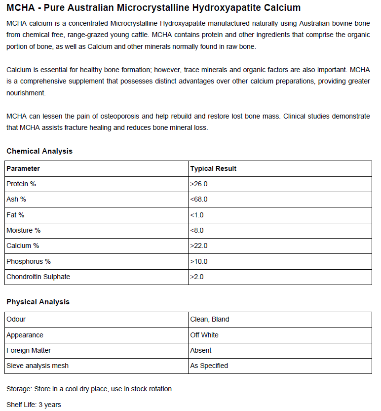 Range-grazed Microcrystalline Hydroxyapatite Toothpowder